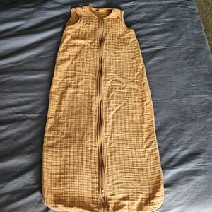 Sleeveless Zippered Muslin Sleep Sack